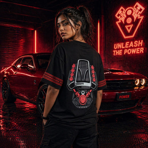 V8 Engine Oversized tee
